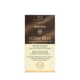 APIVITA MY COLOR ELIXIR PERMANENT HAIR COLOR KIT 8.3  LIGHT BLONDE GOLD