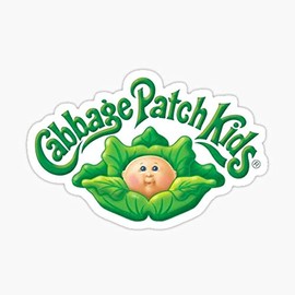 Cabbage Patch Kids Sticker - Dye Cut Sticker Vinyl Decal - Just Peel off and Stick