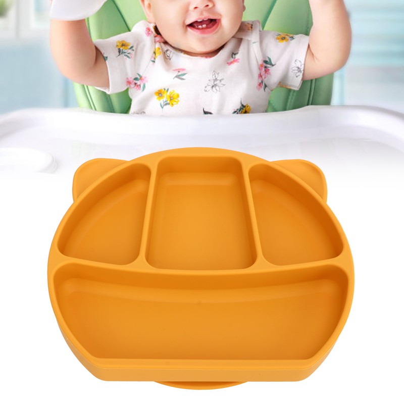 Silicone Suction Plate Safe Food Grade One Piece Cute Panda