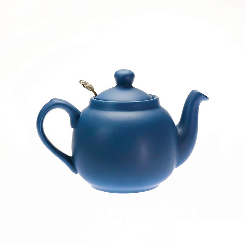 LONDON POTTERY Farmhouse Teapot for 2 Cup, Nordic Blue
