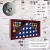ILOT Large Military Shadow Box - Solid Wood Flag Case