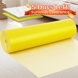 MAXKOSKO Uncoupling Membrane for Tile, 1/8'' Thick, Heated Flooring Underlayment-- - 108 Sq. Ft. (3.3 Ft. X 32.8 Ft.)