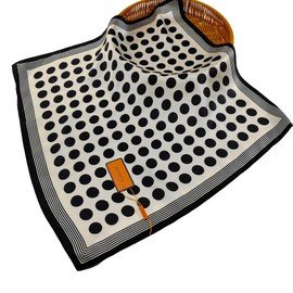 Gedaybe 100% Silk Scarf for Woman Small Square 21”x21” Fashion Neck Scarf Bandanas Breathable Smooth Hairband Hijab Giftbox (SSF-16)