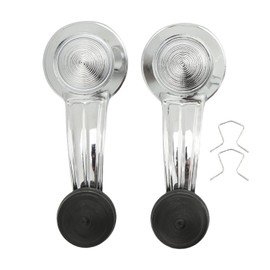 Door Window Crank Handle Metal Chrome 2pcs Car Accessories for Cimarron Eldorado