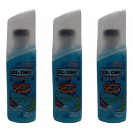 el oso sport Kit De 3 Pzas Gel Limpiador De Tenis 120g C/u El Oso