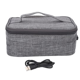 USB Heated Lunch Box Large Capacity Waterproof Oxford Cloth Lightweight Portable Heated Bento Box for Home Office Travel