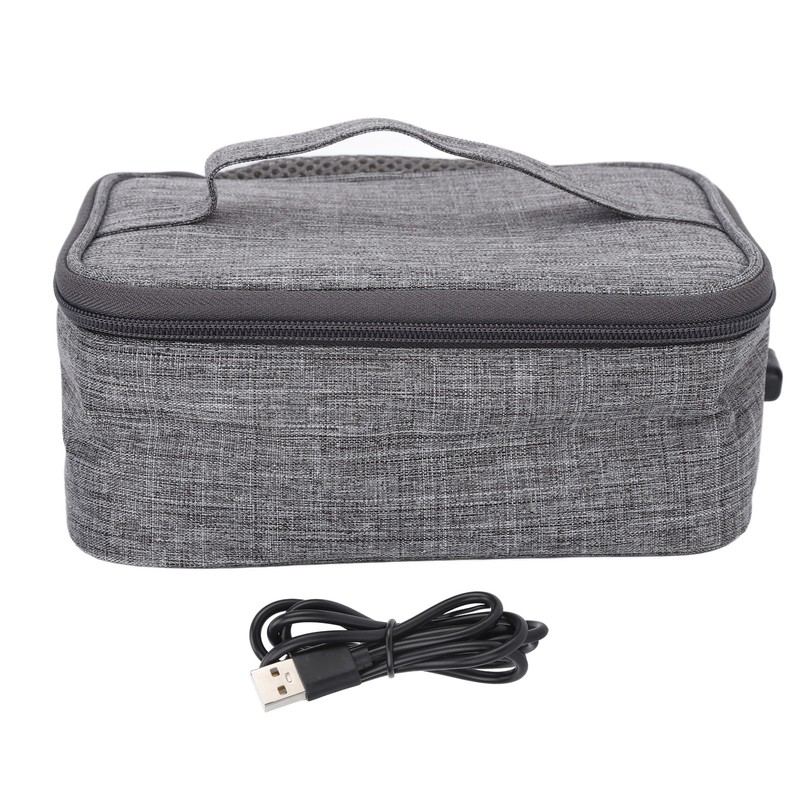 USB Heated Lunch Box Large Capacity Waterproof Oxford Cloth Lightweight