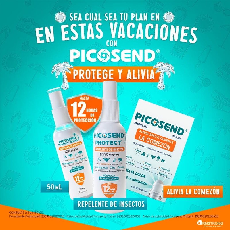 Picosend Protect Spray Repelente c/120ml