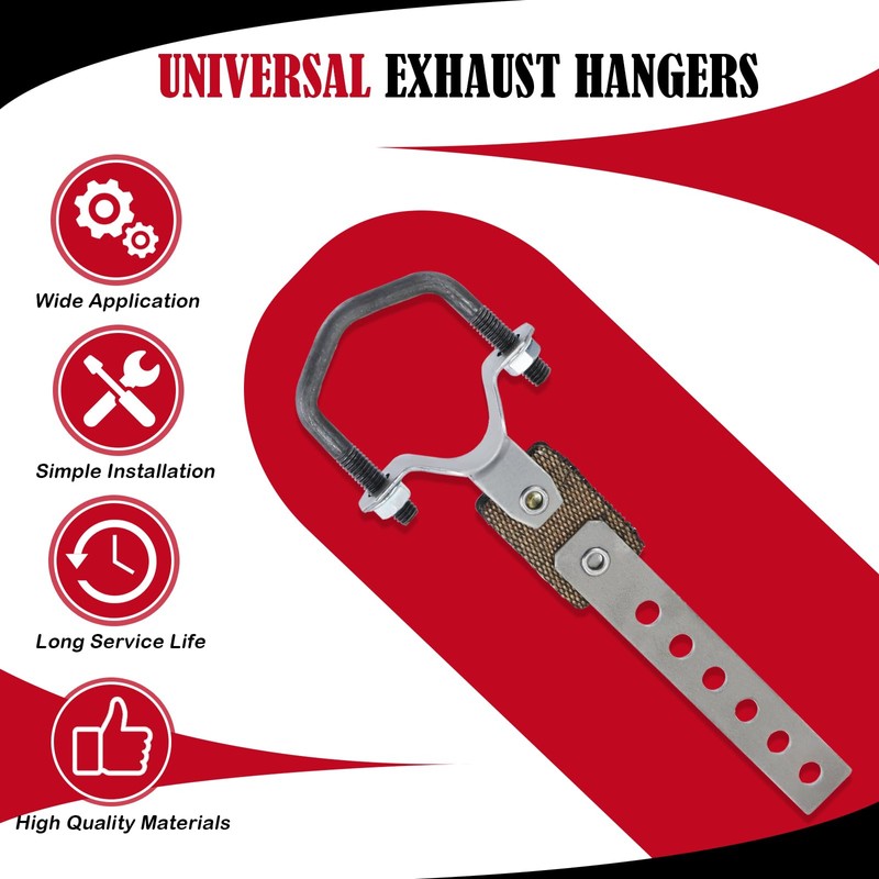Universal Exhaust Hangers Heavy Duty Tail Pipe Hangers Muffler Hanger