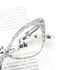 bullabulling Cat Eye Rhinestone Reading Glasses for Women Sparkling Crystal