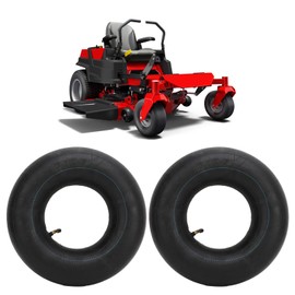 15x6.00‑6 Replacement Tire Inner Tubes, 2PCS Heavy Duty Shock Absorption 6 Inches Wheel Rim Rubber Inner Tube for Snow Blower Go Kart Cart (TR87 Bend Valve Stem)