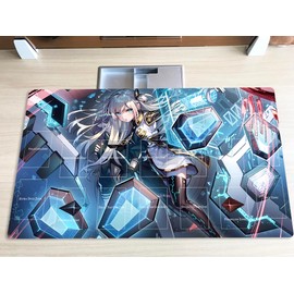 Mlikemat Play Mat Sky Striker Ace - Raye TCG CCG OCG Trading Card Play Mat with Zones + Free Bag (ZD014-852-A)
