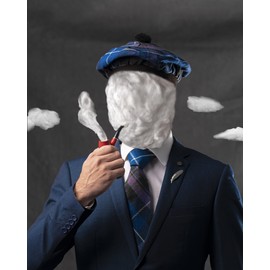 BELGLY Neck Ties for Men, Scottish Highland Tartan Neckties, Tartan kilt Check Tie, Acrylic Clan Wool Men Ties (Pride of Scotland)