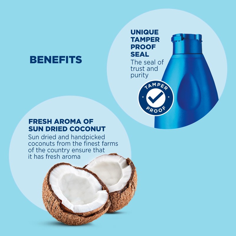 Parachute Coconut Oil Bottle - 600 ml