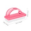 Hohopeti 12pcs Fingernail Brush with Handle Grip Manicure Cleaning Tools