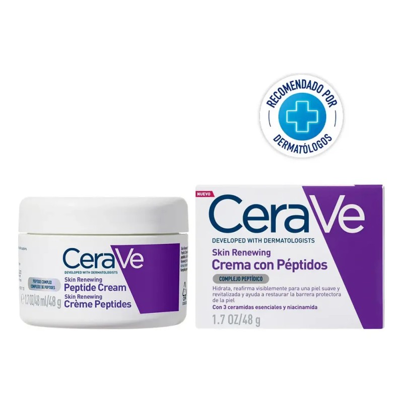 Cerave Skin Renewing - Crema De Noche Con Péptidos 48g