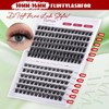 FADVAN Volume Cluster Eyelashes Individual False Eyelashes 0.07mm D Curl
