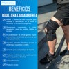 MEDWAY | Rodillera Larga abierta con estabilizador de rótula y