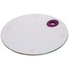 KitchenCraft 'Bright Floral' Toughened Glass Worktop Saver, 24 cm (9.5")