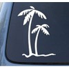 Palm Trees - Tropical Beach - Car, Truck, Notebook, Vinyl