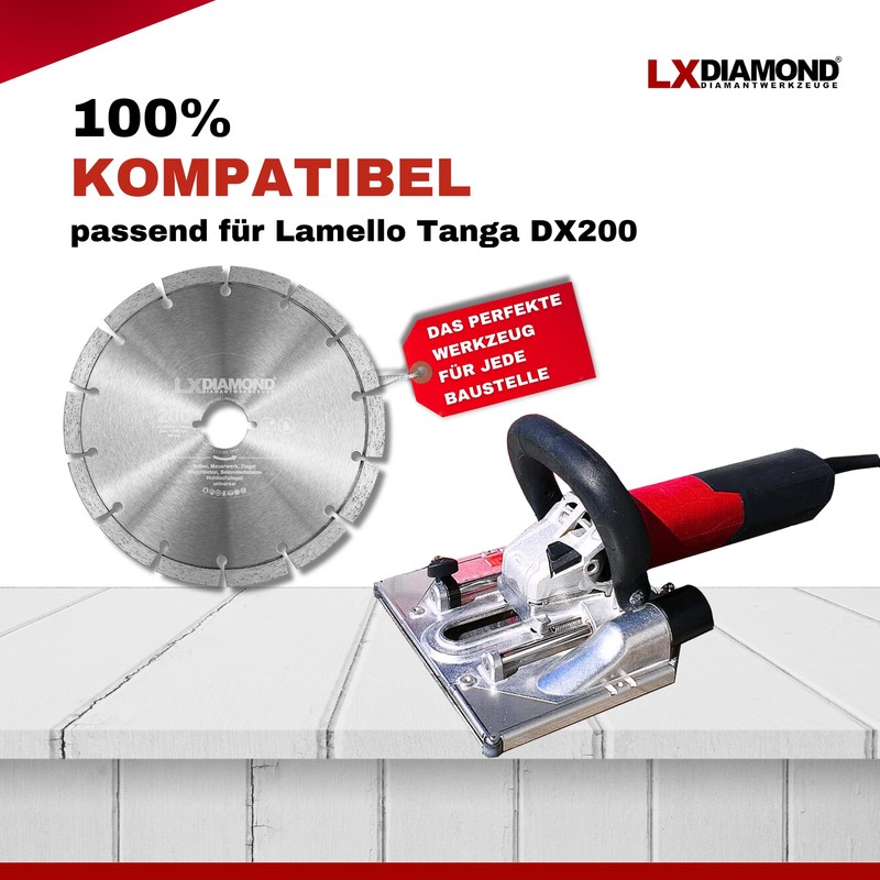 LXDIAMOND Diamond Cutting Disc 200 mm for Concrete Masonry Brick
