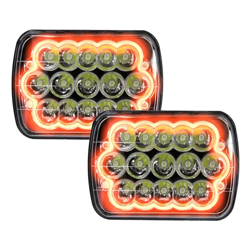 Unidad 6054 H6054 Led Alta/ Baja C/ Aro Led R...
