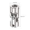 sourcing map 6mm to 8mm Inner Dia Rotatable Universal Joint