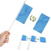 Anley Guatemala Mini Flag 12 Pack - Hand Held Small