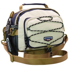 Convertible Travel Lightweight Reflective Crossbody EDC Bag with Key Ring Strap, Colorful Binocular Case Mesh Pocket Casual Bag for Hiking Outdoor Work (Blue)