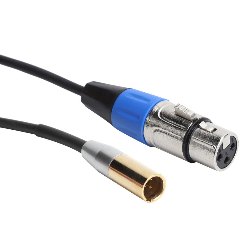 Mini XLR 3 Pin Male to 3 Pin Female Audio
