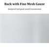 Speaker Grill Cloth，55"x20" Professional-Grade White Mesh Cover Fabric for Home/Stage