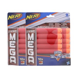 2 x Hasbro Nerf A4368E24 N-Strike Elite Mega Darts Nerf Accessories