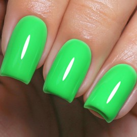 Imtiti Gel Nail Polish, 1Pcs Green Soak Off UV LED Gel Polish, Long Lasting, Nail Art Manicure Salon DIY at Home for Spring and Summer (0.34 Fl Oz-967)