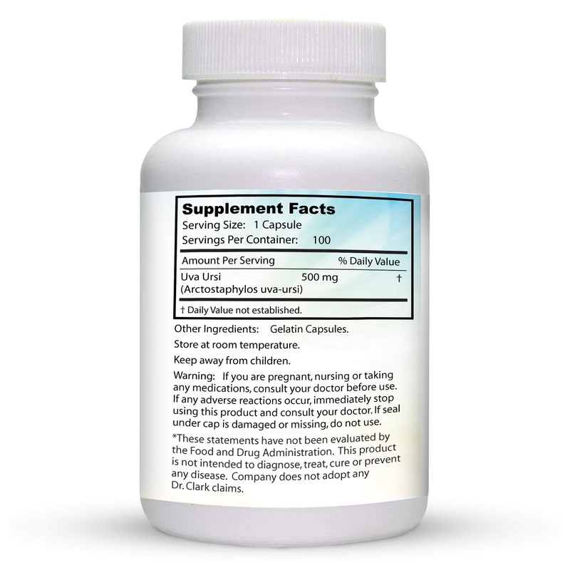 Dr Clark Store Uva Ursi Urinary Tract Support - 500