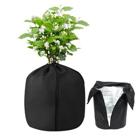 DTXYBC Thermal Pot Protection Plants, Insulation Film, Frost Protection Cover, Pot Protection Plants Winter, Frost Protection with Drawstring and Zip, for Winter Protection, Plants, Winter Protection,