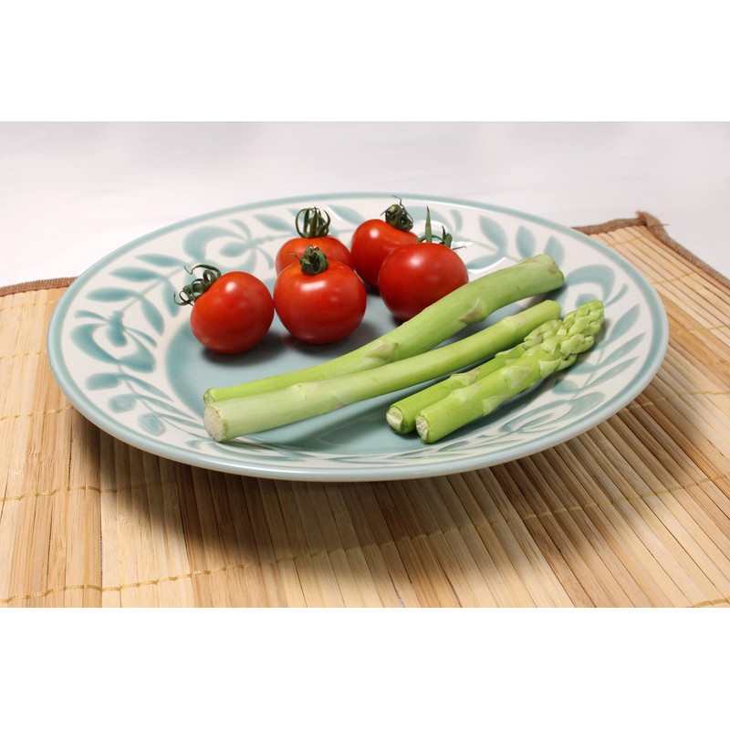 New Beach Cafe Series Flower Spelling Reverses 7.0 Plate, 1