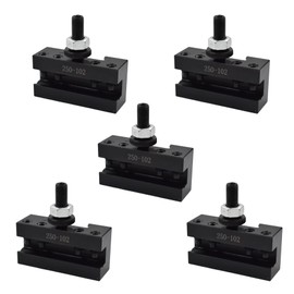 Kimllier 5Pcs AXA 250-102 Quick Change Turning & Facing CNC Tool Post Holder