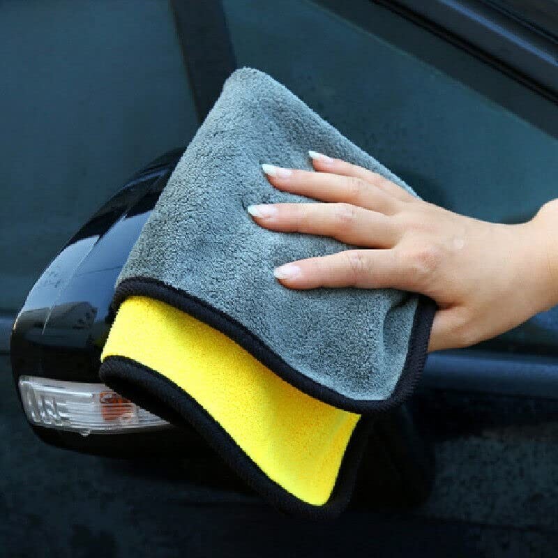 AIMALL 6PCS Car Wash Cloth Microfibre Super Absorbent Polishing Cleaning