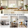 DWCN Valance Curtains for Living Room, Kitchen Valance Solid Short