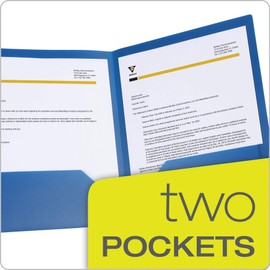 Oxford - Carpetas de 2 bolsillos, portafolios de plástico resistente, tamaño carta, colores surtidos, 2 cada uno (azul, verde, amarillo, naranja, rojo, morado), paquete de 12 (14188)