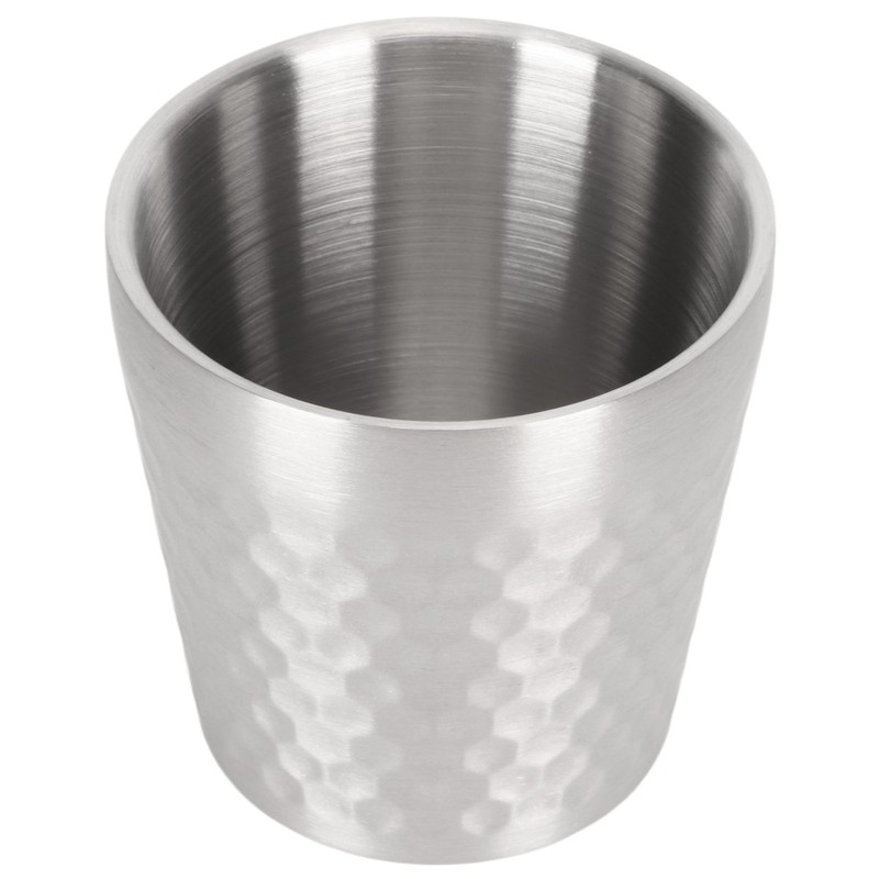 4pcs 304 Stainless Steel Cup Double Layer Insulated Thickened Cup
