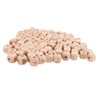 100Pcs Alphabet Wooden Beads,12mm Side Length AZ Square Wooden Letter