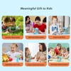 Kids Microscope with 8 LEDs IPS Eye Protection Screen 100X‑800X