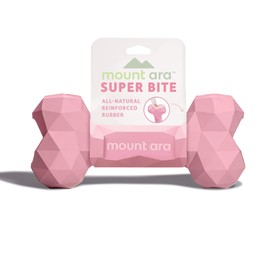 chill by mount ara Super BITE BPA-Free Rubber Fillable Dog Chew Toy, Dog Toys for Aggressive Chewers, Dog Peanut Butter Toy