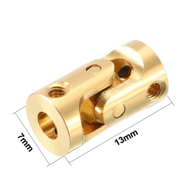 sourcing map 5pcs 3mm to 3mm Inner Dia Rotatable Universal