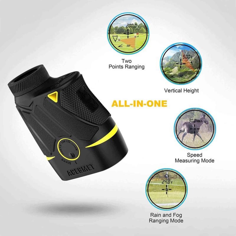 ACEGMET 1100 Yard 8 Mode Golf Laser Rangefinder with 6x