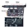 chenyang 5 Port PCI-E 4X to 2 USB C/3 USB