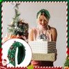 Christmas Headband Christmas Pearl Knotted Hairband Girls Headbands Headpieces Hair