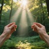 Pack of 2 Dowsing Rods, Energy Rods, Spiritual Probe Rod,