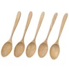 kicoriya Set of 5 Wooden Curry Spoons Dinner Spoons
